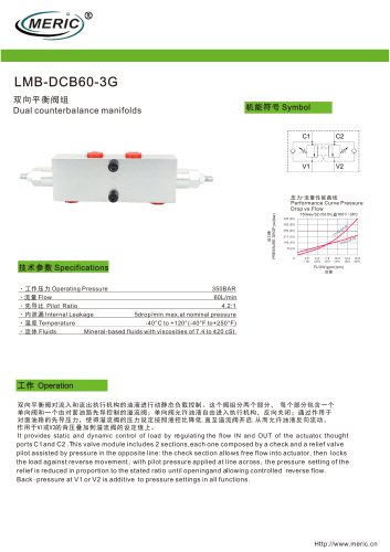 2-channel manifold LMB-DCB60-3G