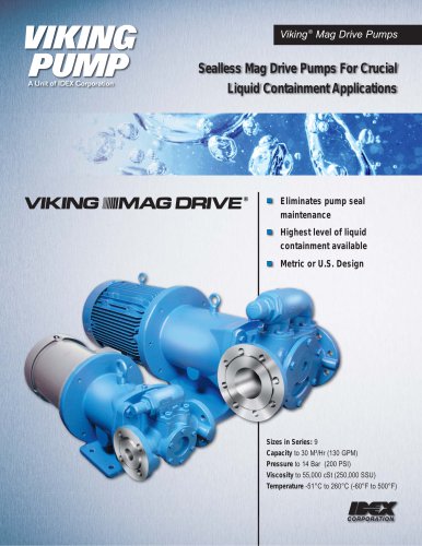 855 Mag Drive Pumps