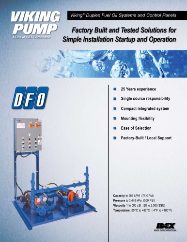 Viking Pump - Form333_rev B - Duplex Fuel Oil Systems