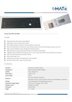 MATE MKA-103-BNBF Full Function Black Metal Keyboard