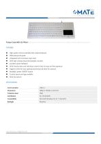 MATE MKB-122-PNLM Top Rated Full Functionality Medical Backlight Keyboard