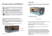 Generador de ozono GO-500-AC TA-2