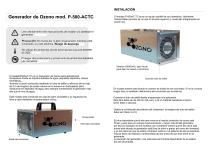 Generador de ozono P-500-AC TC-2