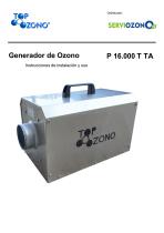 Generador de ozono P16000T TA