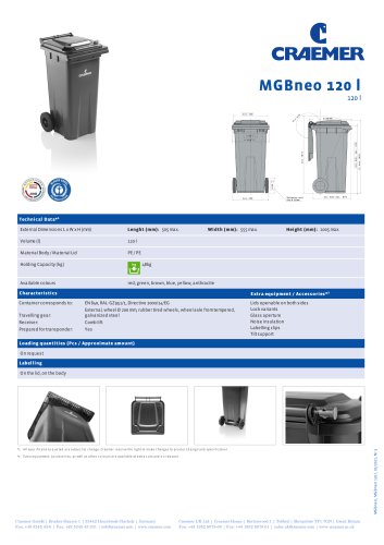 MGBneo 120 l