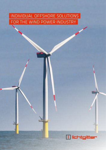 INDIVIDUAL OFFSHORE SOLUTIONS FOR THE WIND POWER INDUSTRY