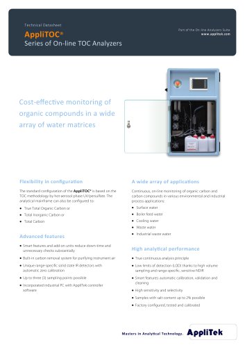 AppliTOC data sheet