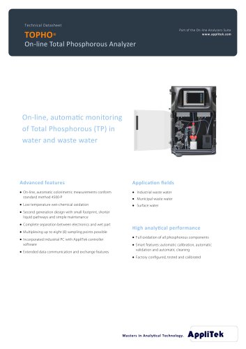 TOPHO data sheet