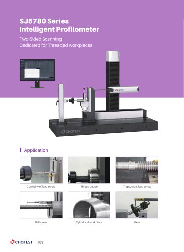 Intelligent Profilometer SJ5780 Series - Two-side Scanning Dedicated for Threaded workpieces