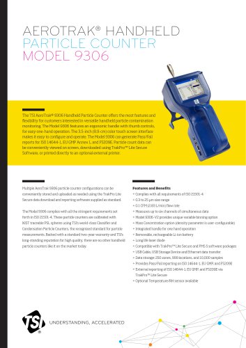 AeroTrak Handheld Particle Counter 9306