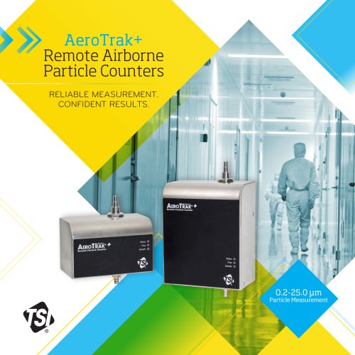 AeroTrak Plus Remote Airborne Particle Counters Brochure