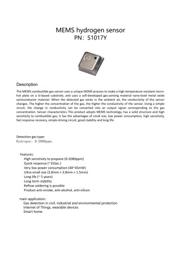 Hydrogen gas sensor