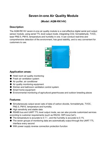 Seven in one  air quality module