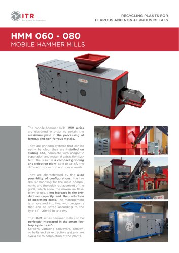 HMM 060 - 080 MOBILE HAMMER MILLS