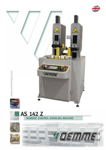 AS 142 Z - NUMERIC CONTROL KNURLING MACHINE