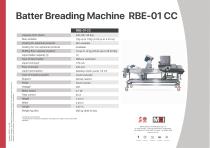 Batter Breading Machine RBE-01 CC