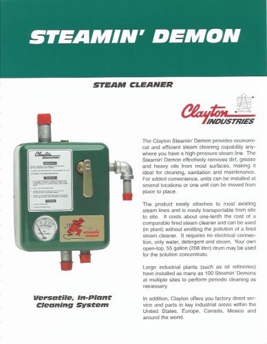 Steamin' Demon Hydro Steam Cleaner