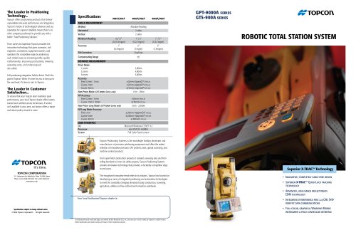 GPT-9000A/900A  ROBOTIC TOTAL STATION