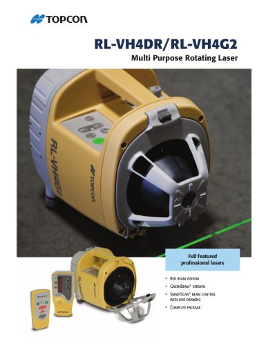 Multi Purpose Rotating Lasers RL-VH4G2/4DR