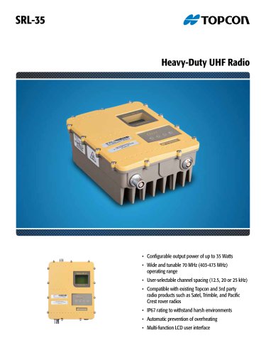 SRL-35 Heavy-Duty UHF Radio