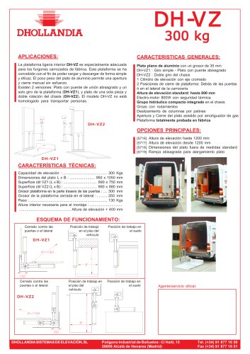 Plataformas para furgones de orígen >  DH-VZ