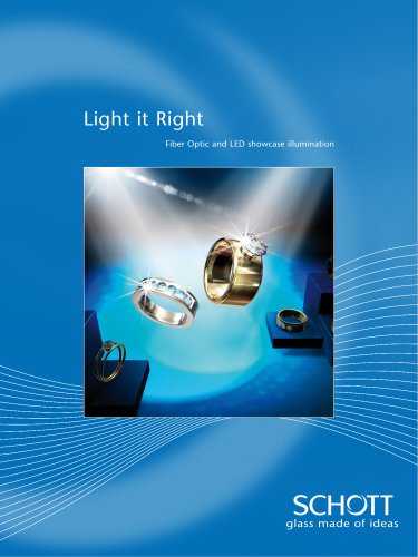 Light it right - Fiber Optic and LED showcase illumination