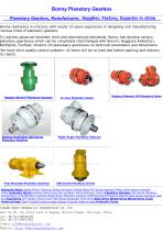 Bonny Planetary Gearbox