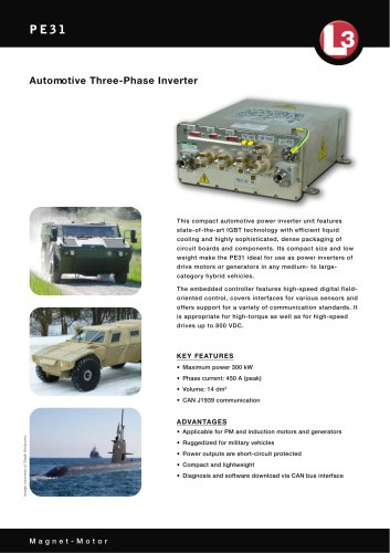 PE-31 Automotive Three-Phase Inverter