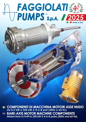 BARE-AXIS MOTOR MACHINE COMPONENTS