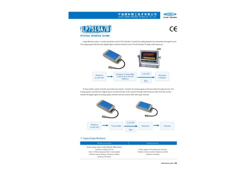 LOCOSC LP7519 wireless weighing indicator