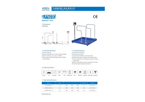 LOCOSC LP7622C wheelchair scale
