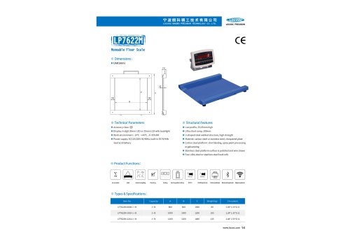 LOCOSC LP7622M moveable floor scale