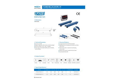LOCOSC LP7630 beam scale