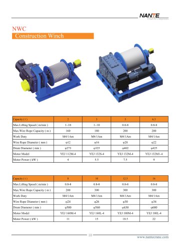 NWC Construction Winch