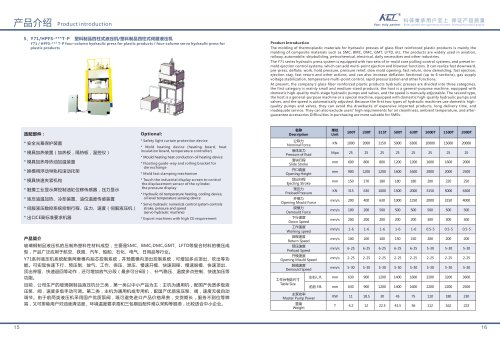 Plastic products hydraulic press