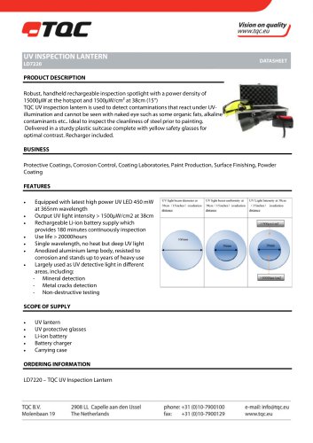 UV INSPECTION SPOTLIGHT