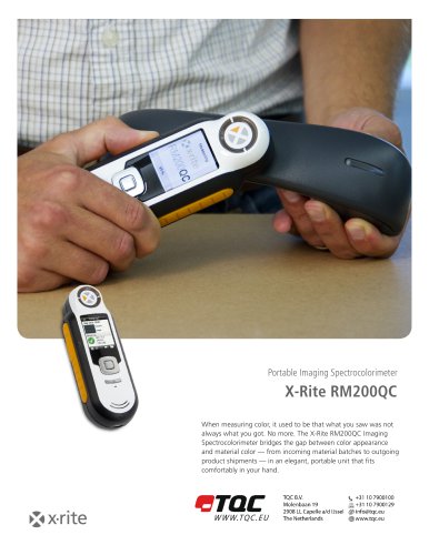 X-RITE RM200QC SPECTRALCOLORIMETER