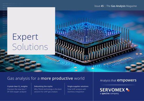 Expert Solutions Magazine Issue 45 - gas analysis for a more productive world