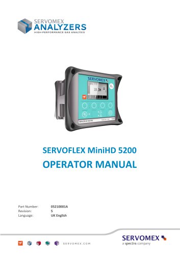 SERVOFLEX MiniHD 5200 Operator Manual 05210001a_5