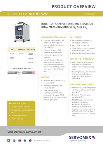 SERVOFLEX MiniMP 5200 Product Brochure