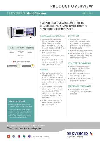 SERVOPRO NanoChrome Product Brochure