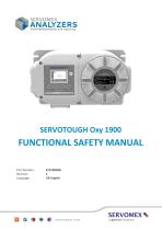 SERVOTOUGH Oxy 1900 Functional Safety Manual 01910006B_3