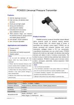 PCM303 Universal Pressure Transmitter