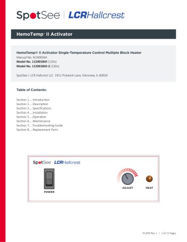 HemoTemp®  II Activator