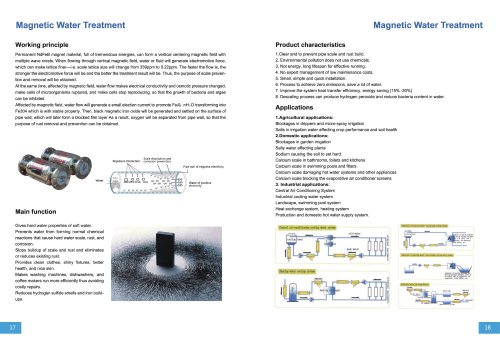 Magnetic water Treatment