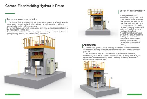 Yz78 carbon fiber hydraulic press