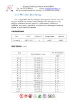 Date sheet-PVC fiberglass sleeving