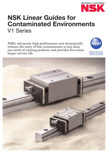 LINEAR GUIDES FOR CONTAMINATED ENVIRONMENTS - V1 SERIES