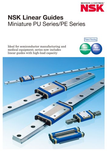 LINEAR GUIDES - MINIATURE PU SERIES / PE SERIES