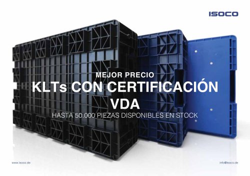 KLTs CON CERTIFICACIÓN